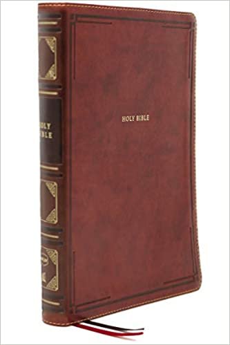 Holy Bible: New King James Version, Reference Bible, Brown, Super Giant Print, Leathersoft, Red Letter Edition, Comfort Print (Nkjv Reference Bible) ダウンロード