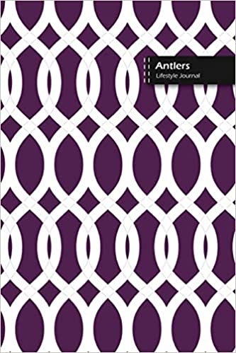 تحميل Antlers Lifestyle Journal, Blank Write-in Notebook, Dotted Lines, Wide Ruled, Size (A5) 6 x 9 In (Purple)