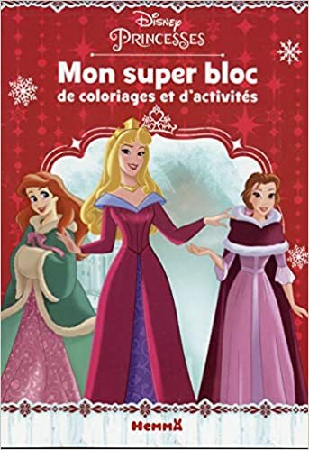 Disney Princesses Mon super bloc de coloriages et d'activités (Noël) indir