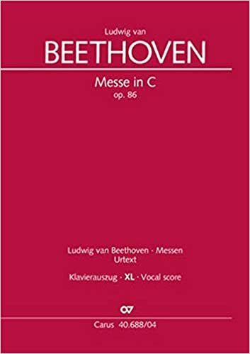 Messe in C (Klavierauszug XL): op. 86 indir