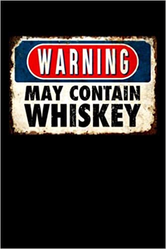 Warning May Contain Whiskey: Cocktail Journal Blank Lined Pages Drink Notebook Cocktail Book to Create Your Own Custom Drink Recipe indir