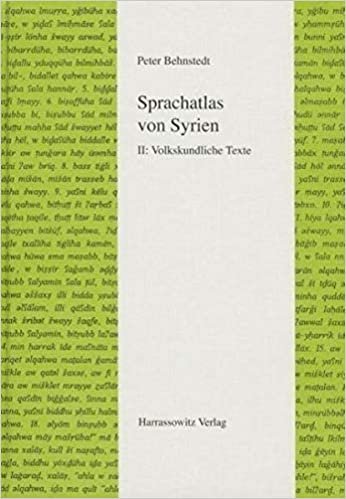 اقرأ Sprachatlas Von Syrien: Band II: Volkskundliche Texte الكتاب الاليكتروني 