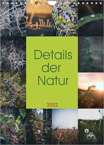 Details der Natur (Wandkalender 2022 DIN A4 hoch): Detailreiche Naturaufnahmen aus allen Jahreszeiten (Monatskalender, 14 Seiten )