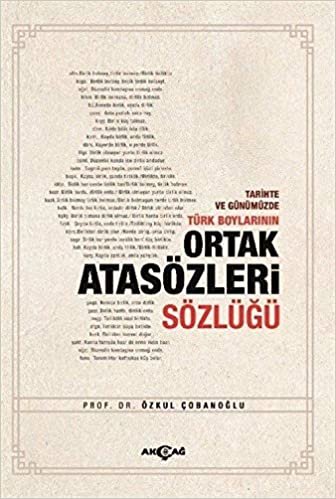 Tarihte ve Günümüzde Türk Boylarının Ortak Atasözleri Sözlüğü indir