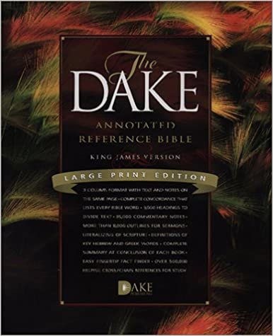 ダウンロード  Dake Annotated Reference Bible-KJV-Large Print 本