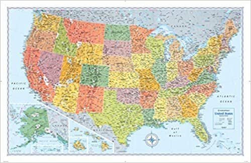 ダウンロード  Rand McNally Signature U.S. Wall Map - Folded 本