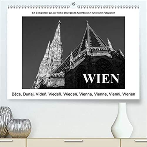 ダウンロード  WienAT-Version  (Premium, hochwertiger DIN A2 Wandkalender 2021, Kunstdruck in Hochglanz): Die schoensten Ansichten von Wien in kunstvollen Schwarzweiss Fotografien (Monatskalender, 14 Seiten ) 本