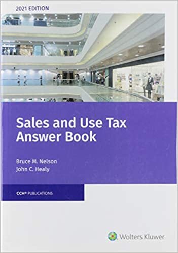 indir Sales and Use Tax Answer Book 2021