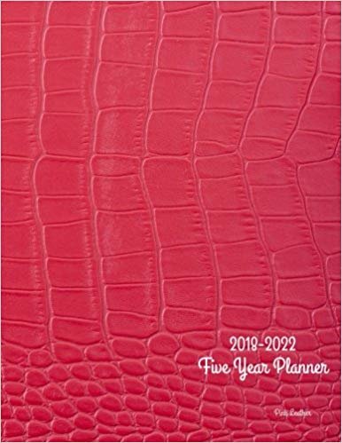 اقرأ 2018 - 2022 Pink Leather Five Year Planner: 2018-2022 Monthly Schedule Organizer - Agenda Planner for the Next Five Years/60 months calendar - 8.5 x 11 inches (12/2017 and 01/2023 included) الكتاب الاليكتروني 