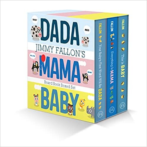 تحميل Jimmy Fallon&#39;s DADA, MAMA, and BABY Board Book Boxed Set