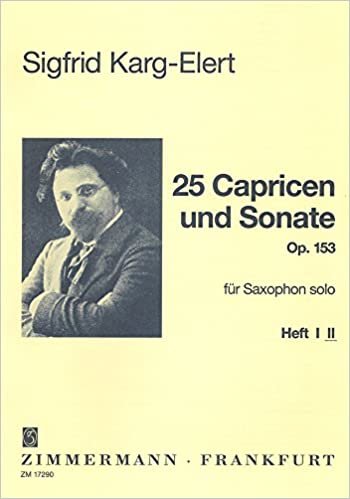 25 Capricen und Sonate. Heft 2: op. 153. Saxophon. indir