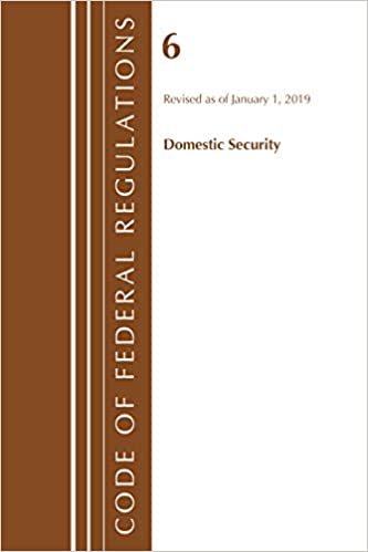 Code of Federal Regulations, Title 06 Domestic Security, Revised as of January 1, 2019 (Code of Federal Regulations, Title 05 Administrative Personnel) indir