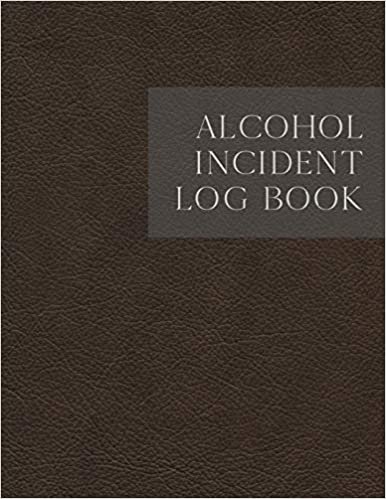 تحميل Alcohol incident log book: Simple layout for easy record keeping: Brown leather effect cover