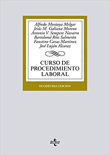 Curso de procedimiento laboral (Derecho - Biblioteca Universitaria De Editorial Tecnos)