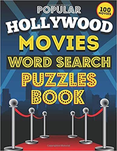 Popular Hollywood Movies Word Search Puzzles Book: All Time Favorite 100 Film Word Find Brain Games Large Print | One Puzzle Per Page Celebrity, ... Search Activity Book For Adults & Seniors indir