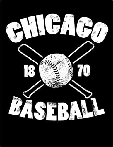 Chicago Baseball: Vintage and Distressed Chicago Baseball Notebook for Baseball Lovers indir