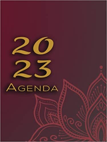 Agenda 2023: tamaño a4 español , calendario diaria día por página -12 meses , Planificador diario y mensual , Organizador 2023