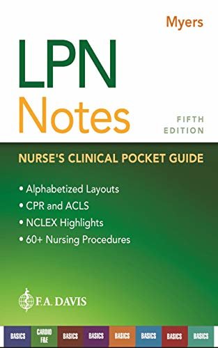 LPN Notes:  Nurse's Clinical Pocket Guide (English Edition)