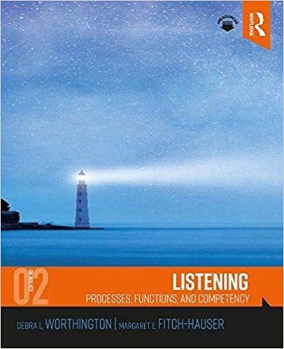 Listening: Processes, Functions, and Competency ,Ed. :2