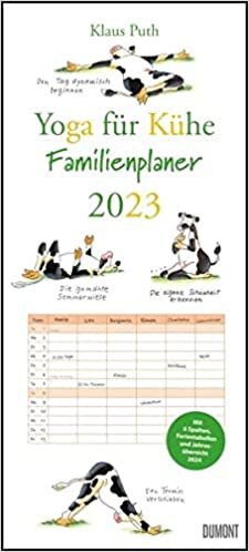 ダウンロード  Yoga fuer Kuehe Familienplaner 2023 - Wandkalender - Familien-Kalender mit 6 Spalten - Format 22 x 49,5 cm 本