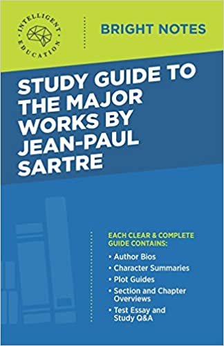 Study Guide to the Major Works by Jean-Paul Sartre indir