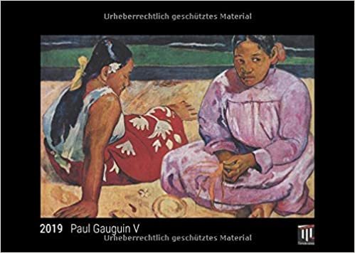 Paul Gauguin V 2019 - Black Edition - Timokrates Wandkalender, Bilderkalender, Fotokalender - DIN A3 (42 x 30 cm) indir