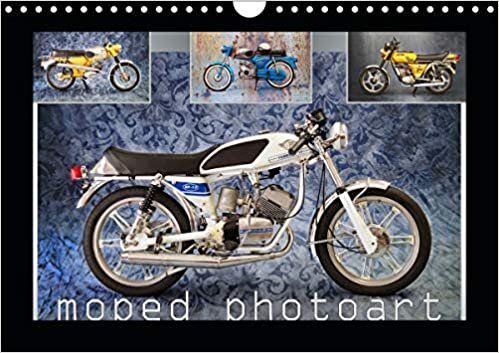 ダウンロード  moped photoart (Wandkalender 2021 DIN A4 quer): Traeume auf zwei Raedern (Monatskalender, 14 Seiten ) 本