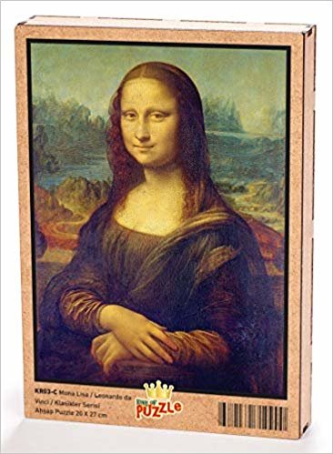 Mona Lisa/Leonardo da Vinci/Ahşap Puzzle 108 Parça (KR03-C) indir