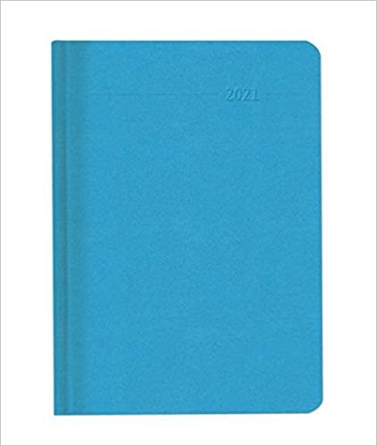 Buchkalender Mini Sydney Aqua 2021 - Büro-Kalender - Cheftimer 10,7x15,2 cm - 1 Tag 1 Seite - 352 Seiten - Alpha Edition