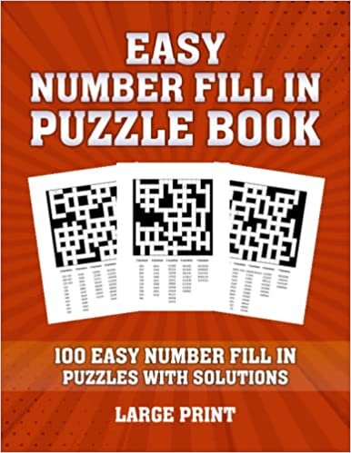 تحميل Easy Number Fill In Puzzle Book For Adults: 100 Fill In Puzzles With Solutions: Large Print Number Fill In Puzzle Books