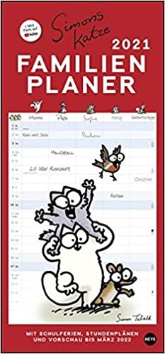 Simons Katze Familienplaner - Kalender 2021
