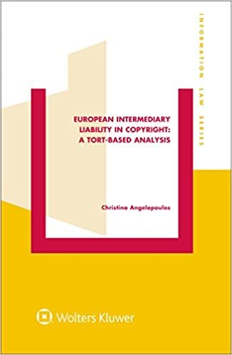 تحميل الأوروبية intermediary المسئولية في حقوق الطبع والنشر: A tort-based التحليل (لقانون معلومات)