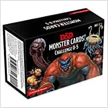 Dungeons & Dragons Spellbook Cards: Monsters 0-5 (D&D Accessory)