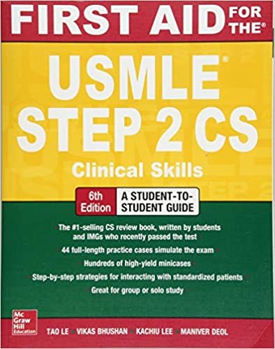 ダウンロード  First Aid for the USMLE Step 2 CS 本