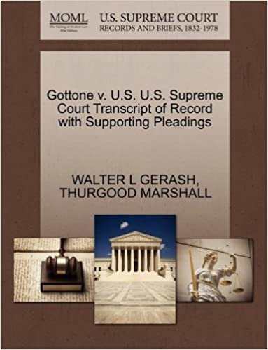 Gottone v. U.S. U.S. Supreme Court Transcript of Record with Supporting Pleadings indir