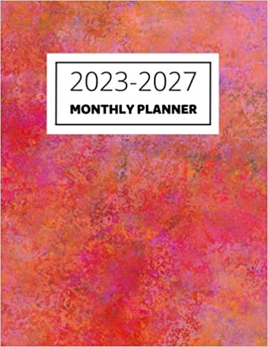 ダウンロード  2023-2027 monthly planner: 2023-2027 Monthly To Do Planner and Organizer by Measure Portfolio January 01 to December 29 (60 Months) Large Size 8.5 x 11 Inches Calendar, Pretty Pink Cover with Color 本