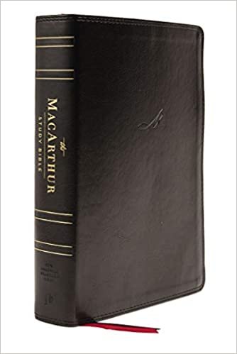 The Macarthur Study Bible: New American Standard Bible, Black Leathersoft, Comfort Print; Unleashing God's Truth One Verse at a Time