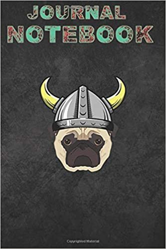 indir Journal Notebook, Composition Notebook: Viking Pug - Skol - Vintage Pug Dog 7 in x 9 in x 100 Lined and Blank Pages for Notes, To Do Lists, Journal, Soft Cover, Matte Finish