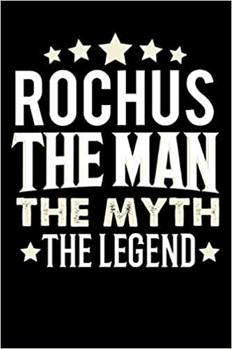 Notizbuch: Rochus The Man The Myth The Legend (120 karierte Seiten als u.a. Tagebuch, Reisetagebuch für Vater, Ehemann, Freund, Kumpe, Bruder, Onkel und mehr)
