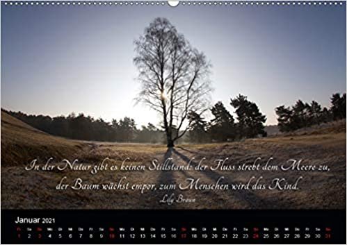 ダウンロード  Natur trifft Zitate (Premium, hochwertiger DIN A2 Wandkalender 2021, Kunstdruck in Hochglanz): Naturbilder geschmueckt mit Zitaten (Monatskalender, 14 Seiten ) 本