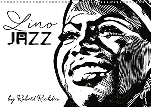 Lino Jazz (Wall Calendar 2021 DIN A3 Landscape): Lino cuts of legendary Jazz musicians (Month Calendar, 14 pages )