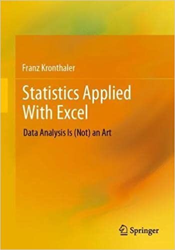 تحميل Statistics Applied With Excel: Data Analysis Is (Not) an Art