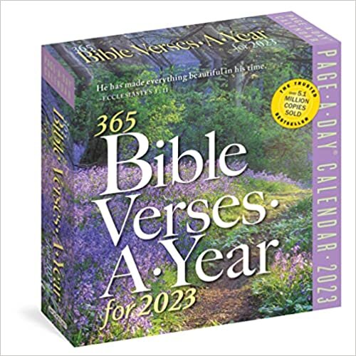 ダウンロード  365 Bible Verses-A-Year Page-a-Day 2023 本