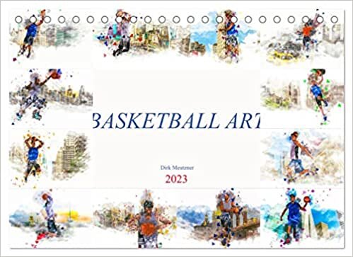 ダウンロード  Basketball Art (Tischkalender 2023 DIN A5 quer): Ein Kunstkalender mit dem Thema Basketball (Monatskalender, 14 Seiten ) 本