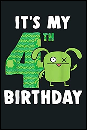 Ugly Dolls It S My 4Th Birthday Ox Birthday Boy: Notebook Planner - 6x9 inch Daily Planner Journal, To Do List Notebook, Daily Organizer, 114 Pages indir