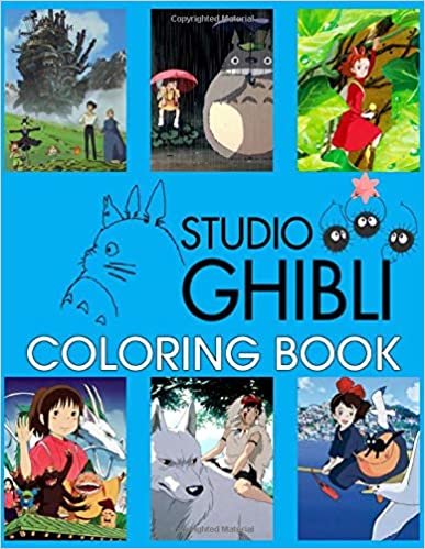 Ghibli Studio Coloring Book: Art of Ghibli Studio Collection Coloring Books