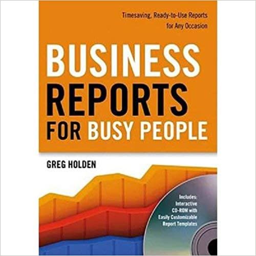 Greg Holden Business Reports for Busy People تكوين تحميل مجانا Greg Holden تكوين