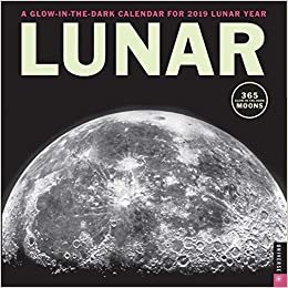 Lunar 2019 Wall Calendar: A Glow-in-the-Dark Calendar for the Lunar Year