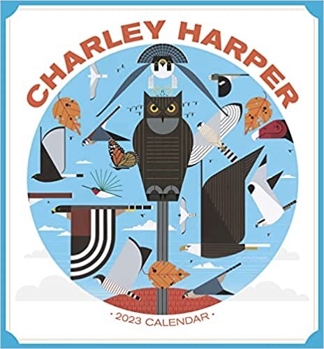 CHARLEY HARPER 2023 MINI WALL CALENDAR