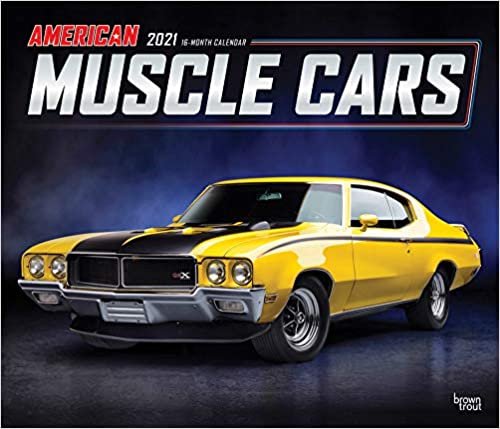 indir American Muscle Cars - Amerikanische Muscle-Cars 2021 - 16-Monatskalender: Original BrownTrout-Kalender - Deluxe [Mehrsprachig] [Kalender] (Deluxe-Kalender)